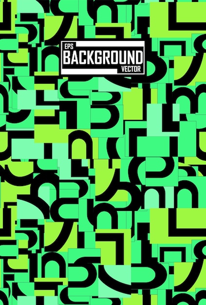 Abstract pattern with geometric concept