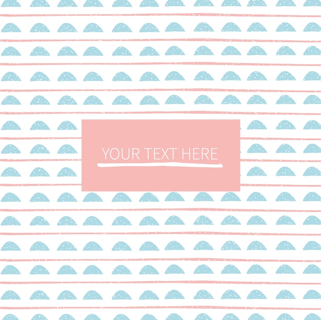 Abstract pattern with label for text