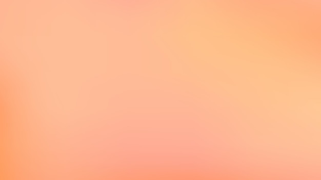 Abstract peach fuzz color vector banner Blurred light fresh orange delicate gradient background