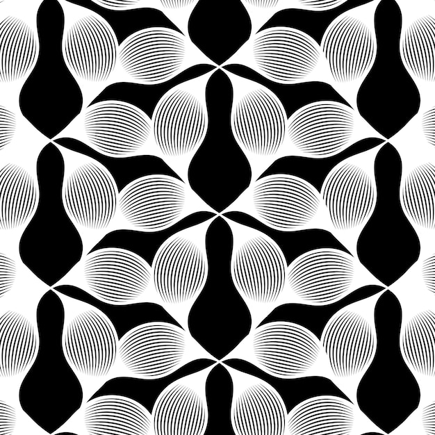 abstract petal geometric pattern background