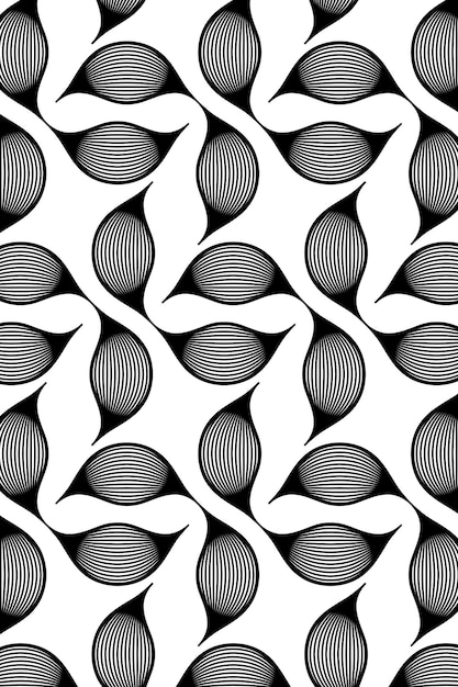 abstract petal geometric pattern background