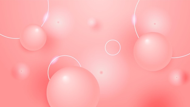 Abstract pink background with blur bokeh