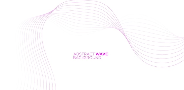 Abstract Pink Wave Background