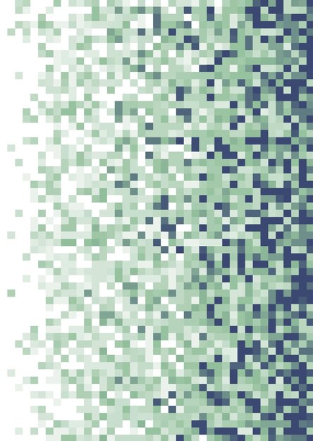 Abstract pixel style cover design