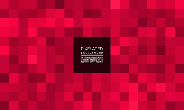 Abstract pixelated blur red maroon colour background