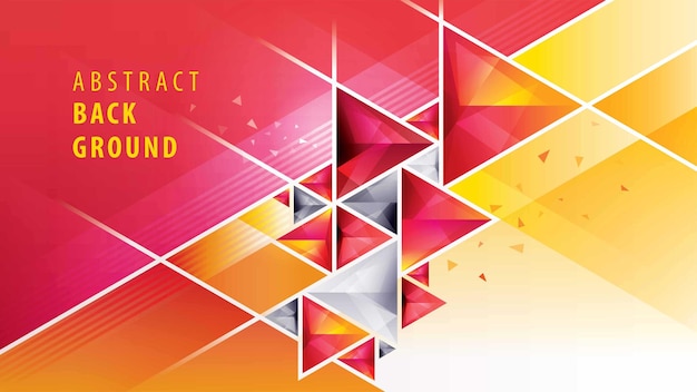 Abstract polygon triangles background Modern Geometric triangle background 3d triangle shapes design