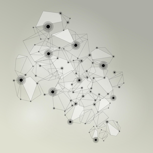 Abstract polygonal background low poly style Vector color illustration