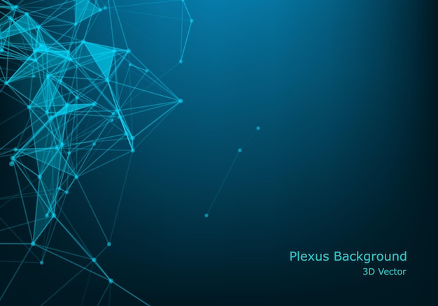 abstract polygonal space low poly dark background with connecting dots and lines connection structure science background futuristic polygonal background triangular background wallpaper business