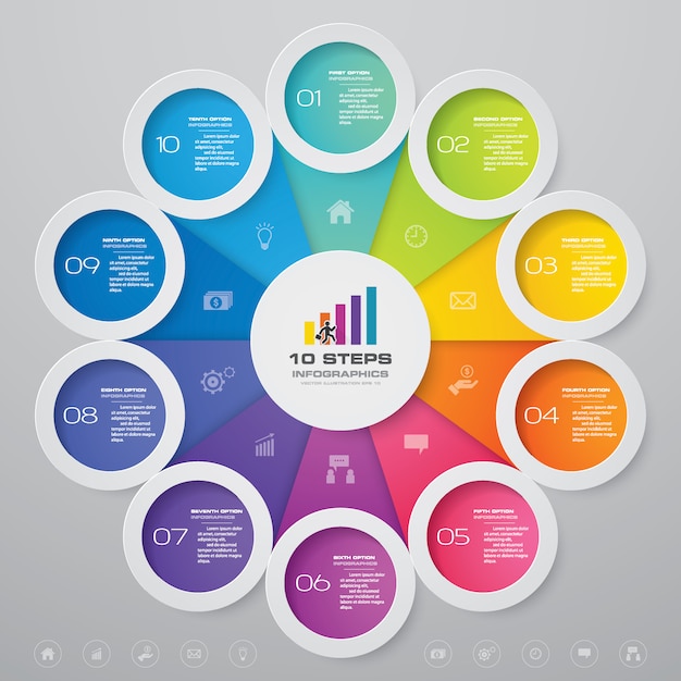 Abstract process chart element.