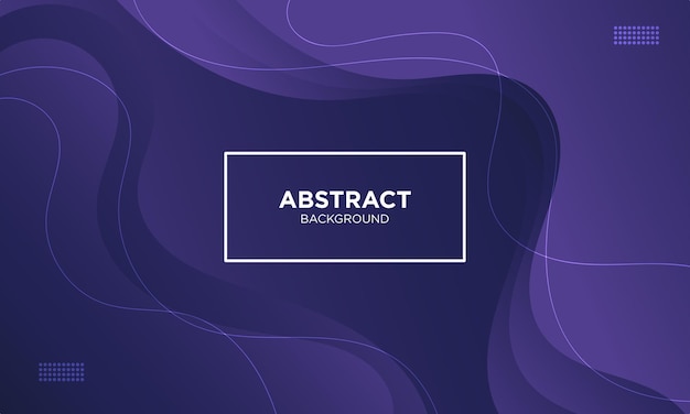 Abstract Purple Fluid Wave Background