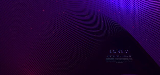 Abstract Purple Wave Background