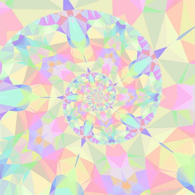 Abstract rainbow background consisting of colored triangles