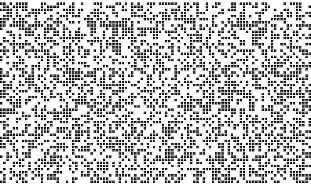 Abstract random squares Background with black pixel pattern Mosaic wallpaper