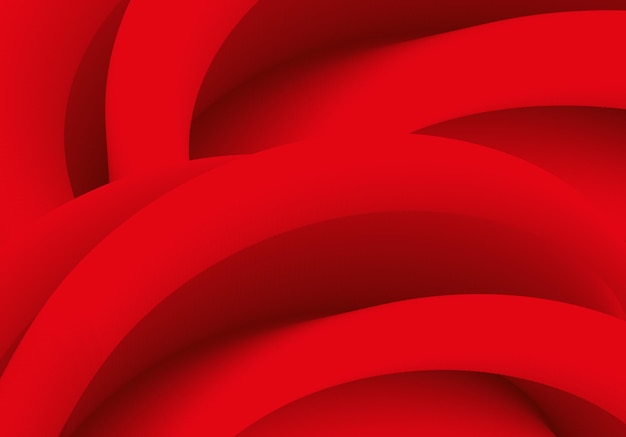 Abstract red background. Fluid shapes composition. Cool background design for posters. Vector