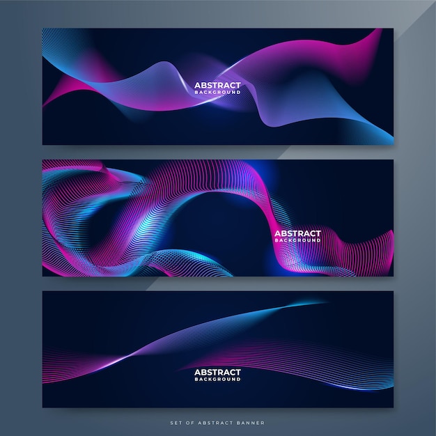 Abstract red blue and pink purple gradient wave particle background Flow wave with line landscape Digital data structure Future mesh pattern point visualization Technology vector illustration