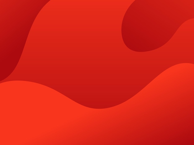 abstract red gradient fluid wave background with geometric shape modern futuristic background