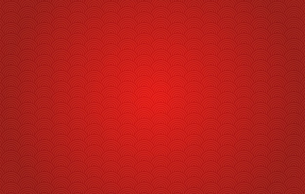 Abstract red halfcircular pattern background with scales Background and wallpaper red design style