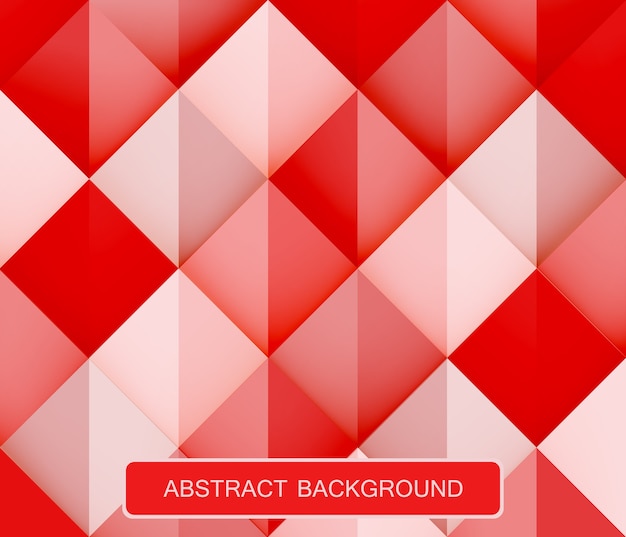 Abstract red triangles background