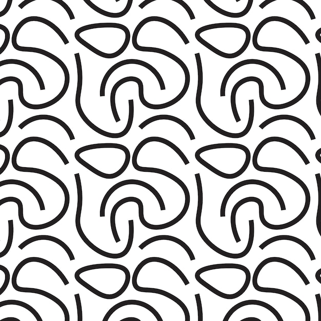 abstract repeated background design vector seamless pattern