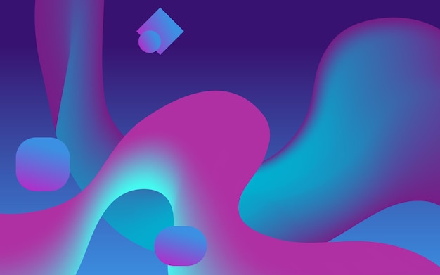 Abstract resonance gradation background vector