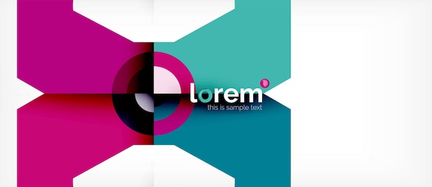 Abstract round elements composition background organic design