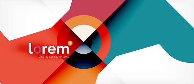 abstract round elements composition background organic design