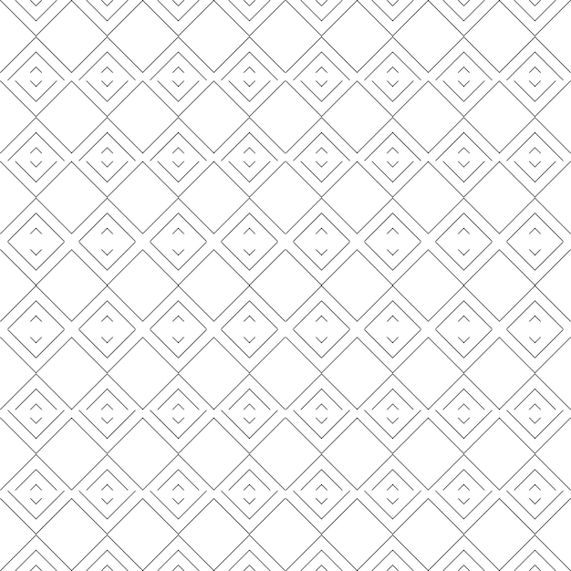 Abstract seamless geometric black, gray tile minimal graphic vector pattern. simple line art.