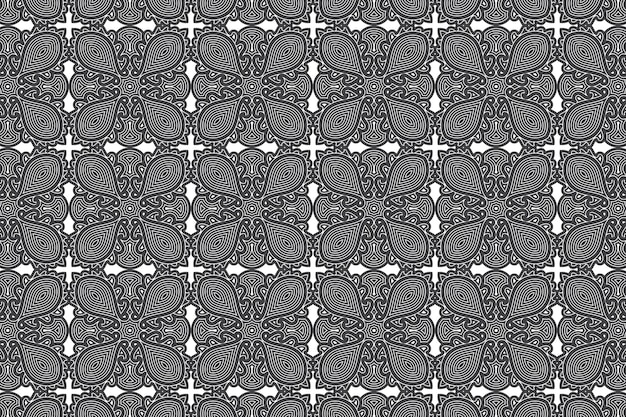 abstract seamless geometric shape line pattern background