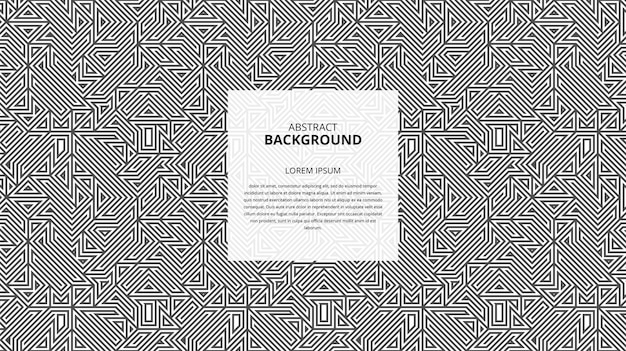 Abstract seamless geometric shape lines pattern 6