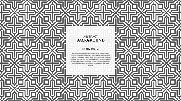 Abstract seamless geometric shape lines pattern