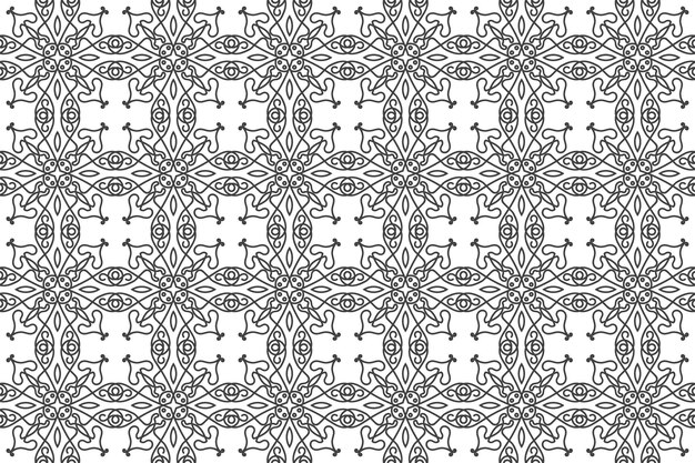 Abstract seamless geometric shapes pattern