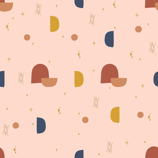 Abstract seamless pattern for textiles printing and clothing