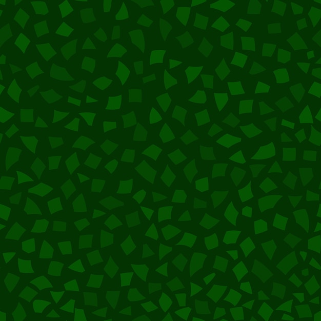 abstract seamless pattern of small pieces of paper or splinters of ceramics of different sizes in green colors