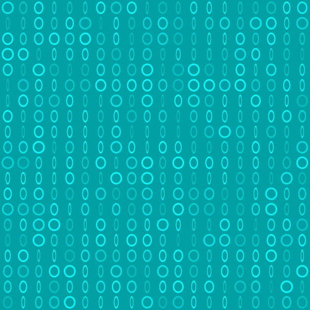 abstract seamless pattern of small rings or pixels in various sizes in light blue colors