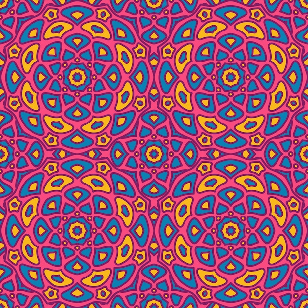 Abstract seamless pattern Simple repeat elements sixties fashio