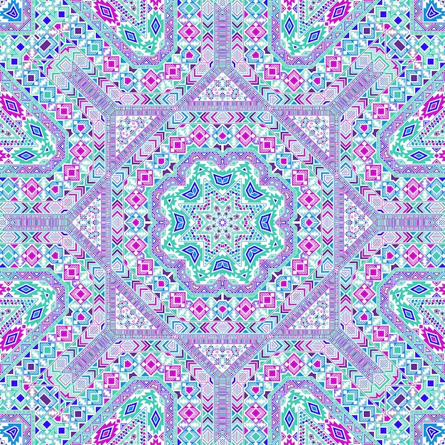 abstract seamless pattern with geometric elements structure