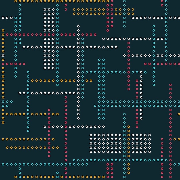 abstract seamless techno pattern pattern for fabric print paper design