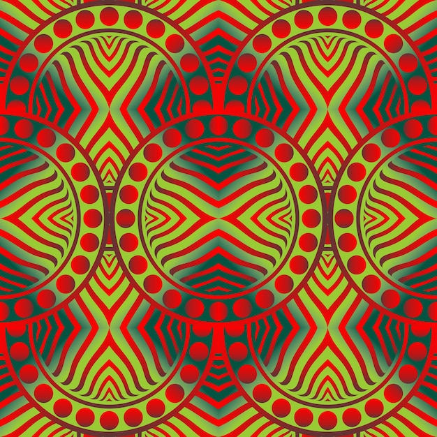 abstract seamless textured background with green color combined with red color