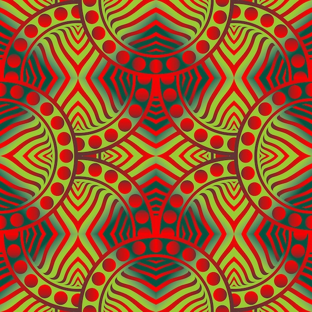 abstract seamless textured background with green color combined with red color