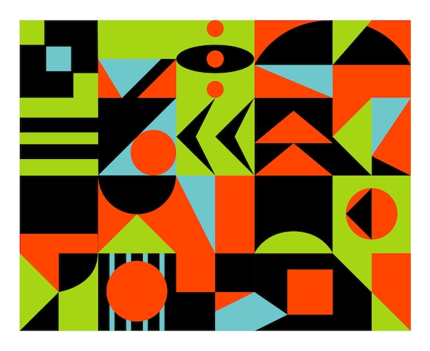 Abstract shape background geometric design
