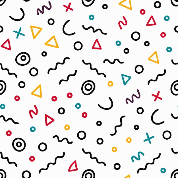 abstract shapes form a colorful pattern