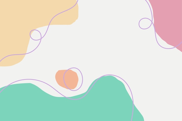 abstract simple blob background with lines