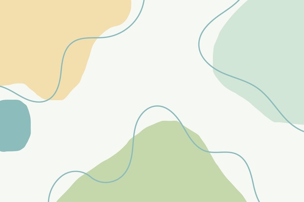 abstract simple blob background with lines