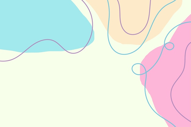 abstract simple blob background with lines
