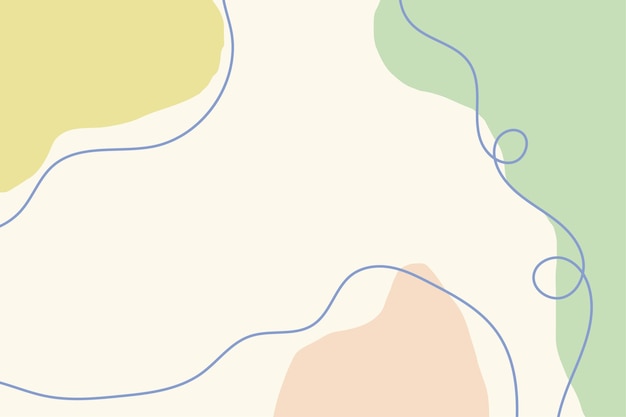 abstract simple blob background with lines