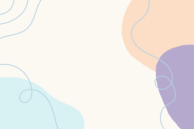 abstract simple blob background with lines