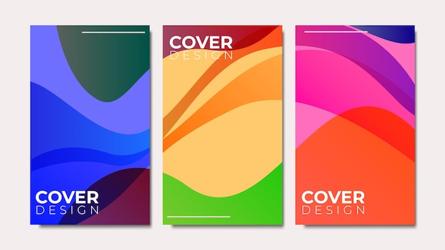 Abstract simple modern cover design with modern and minimalist style