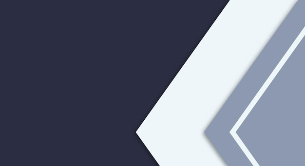 abstract simple shape with navy white and grey color background with papercut style for wallpaper