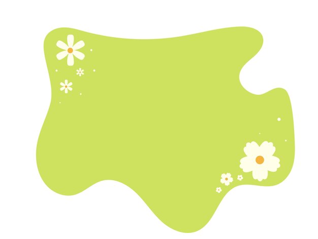 abstract spring background with copy space for text and with flowers vector templates