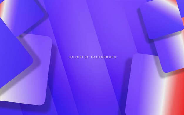 Abstract square overlap layer background